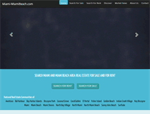 Tablet Screenshot of miami-miamibeach.com